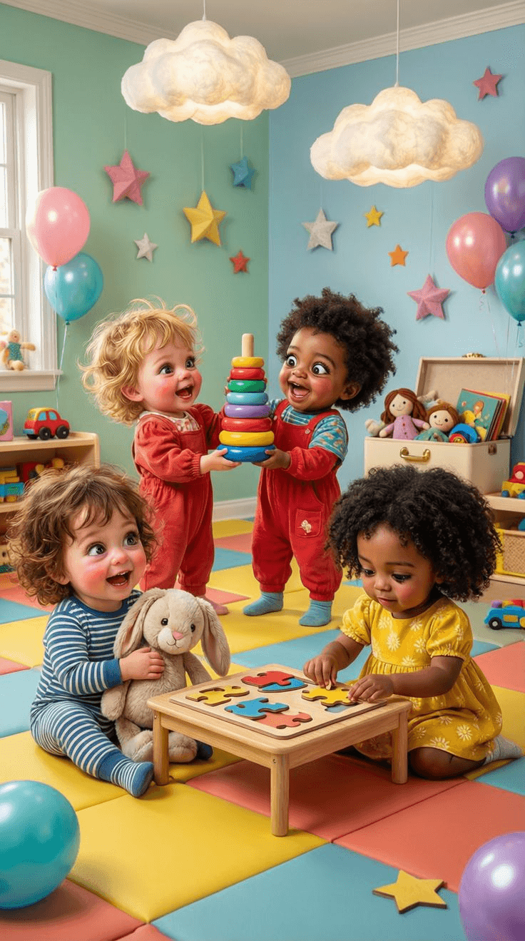 Classroom playtime scene